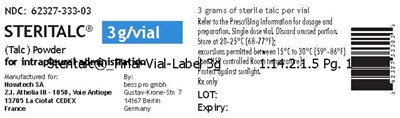 NOV-RA-REG-STERITALC Final Vial Label 3g_EN.jpg Steritalc 3g vial label - NOV RA REG STERITALC Final Vial Label 3g EN